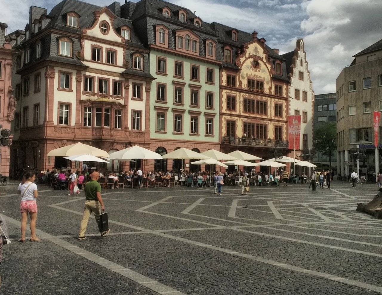 Marktplatz "Market square", the location for weekly markets