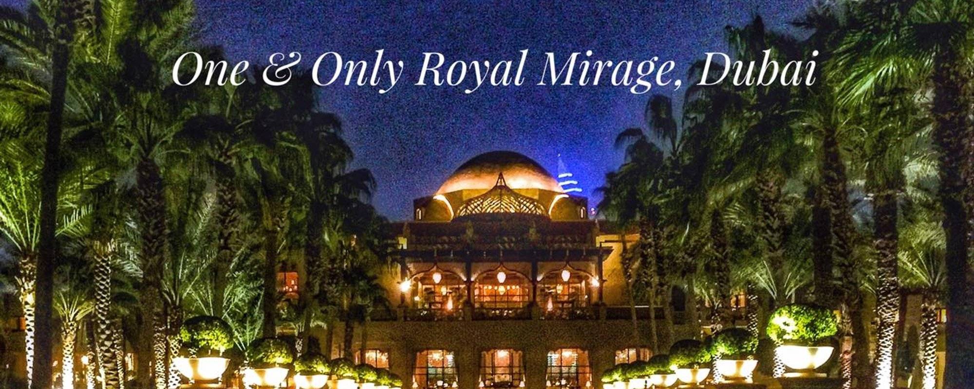 Food Blog: Dinner at One & Only Royal Mirage Palace, Dubai