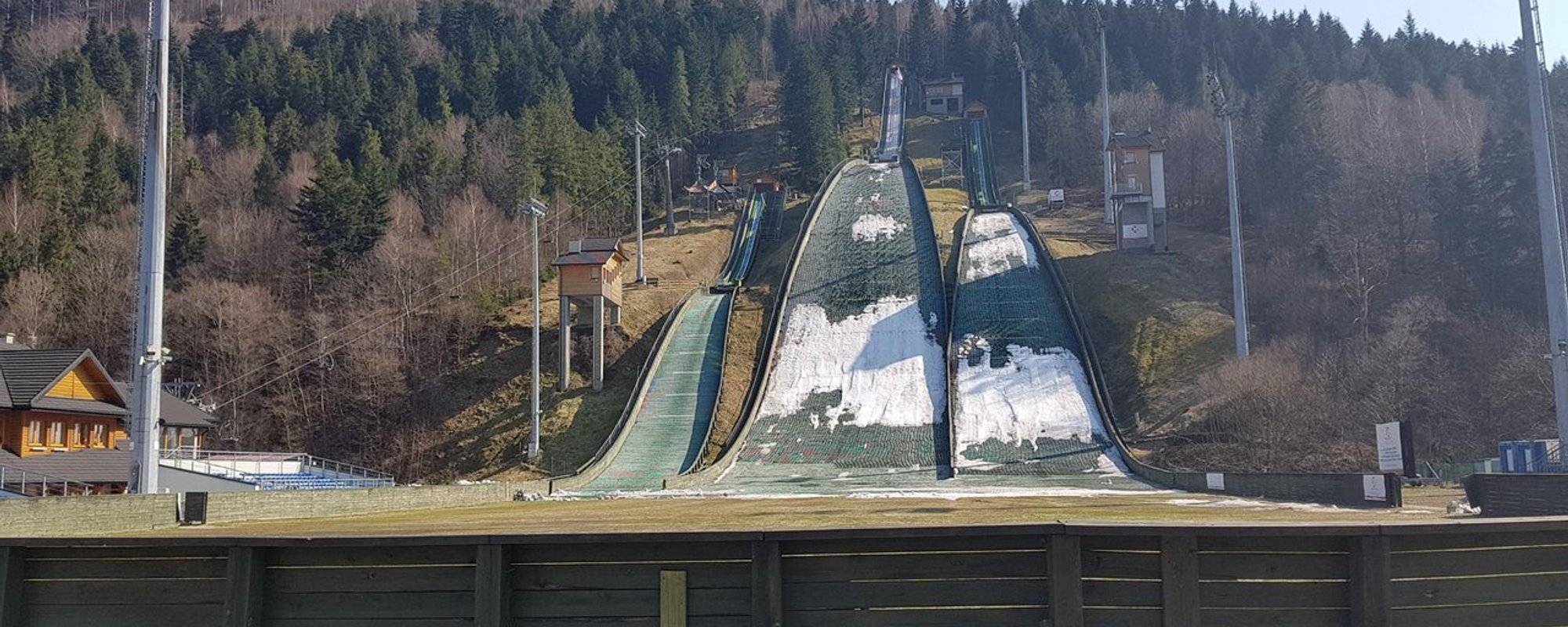Skalite ski jump from a slightly different perspective.