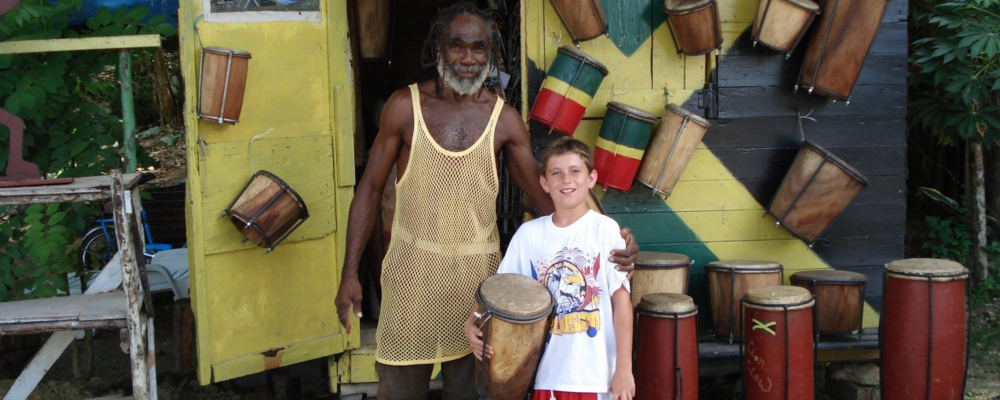 Faces of Jamaica [Part 9 of 10] Lloyd the "Bongo Man"
