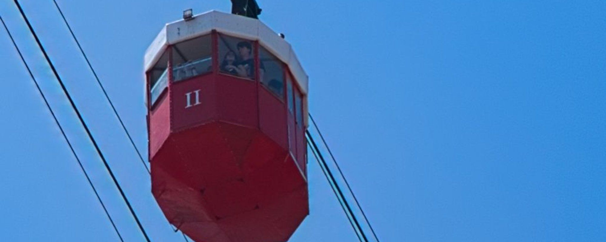 Teleferic del Puerto. . Barcelona from the sky