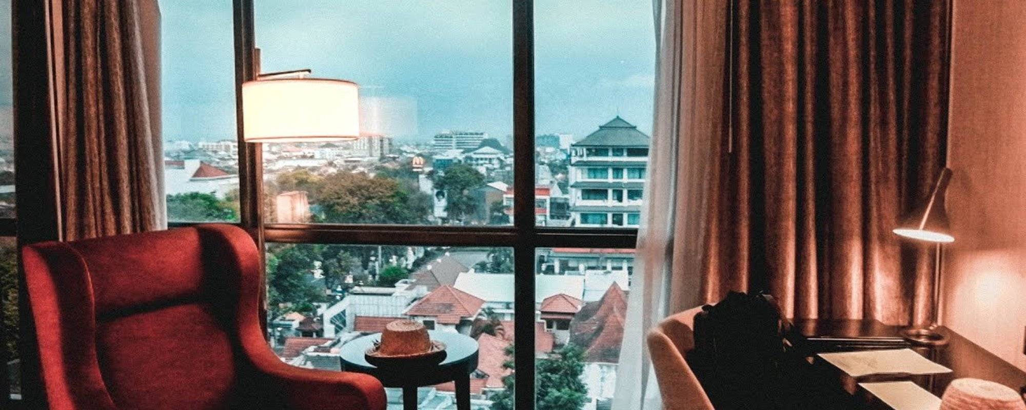 Most fancy hotel with a view of YOGYAKARTA!