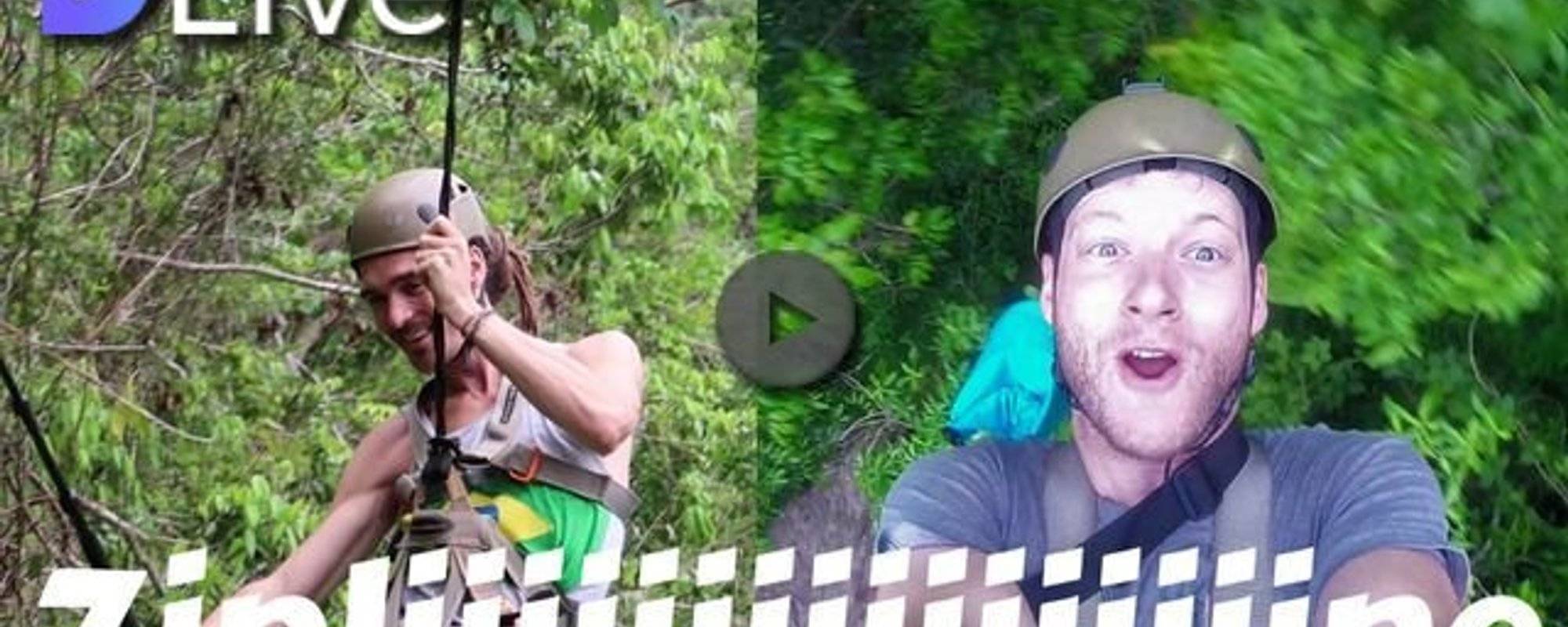 DLive video - Epic Zipline in Dominican Republic