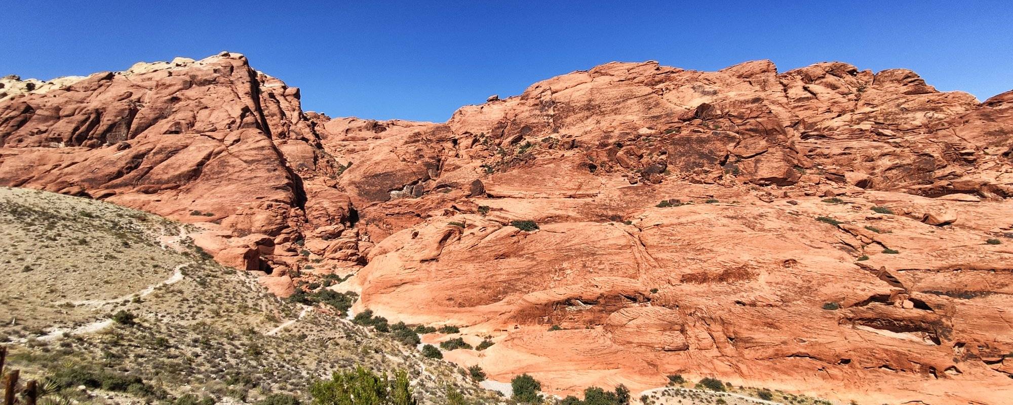 Red Rock Canyon: On a Loop road where once was an ocean