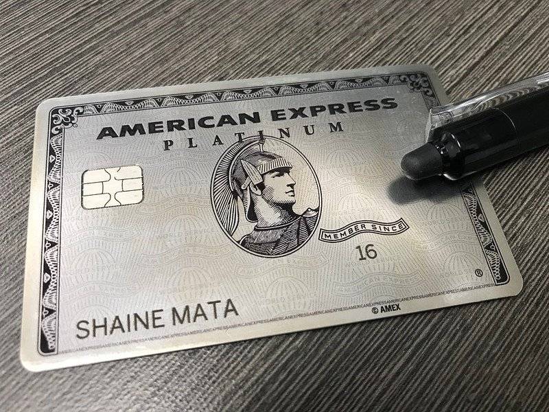 An Old Personal Platinum Card