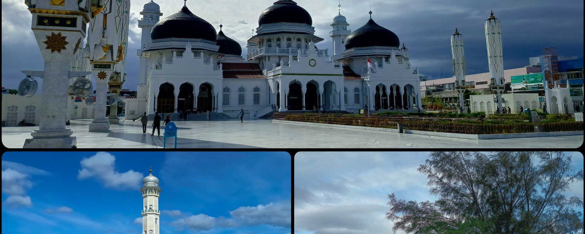 Travel to the most beautiful places in the city center of Banda Aceh And go around the city to the sea for a fun trip