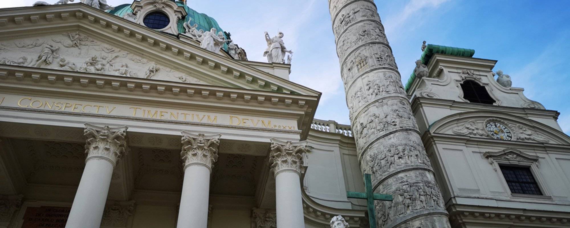 Karlskirche in Wien (mit Video)  //  St. Charles' Church in Vienna (Video inside)