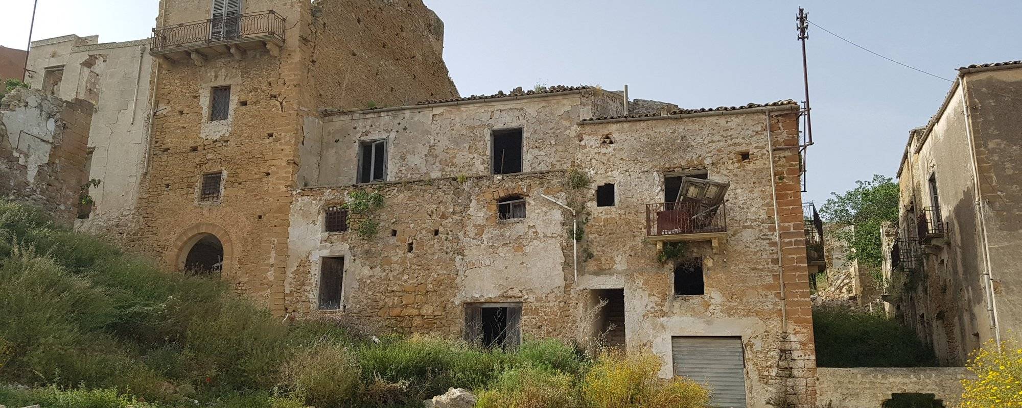 Poggioreale - abandoned town in Sicily.