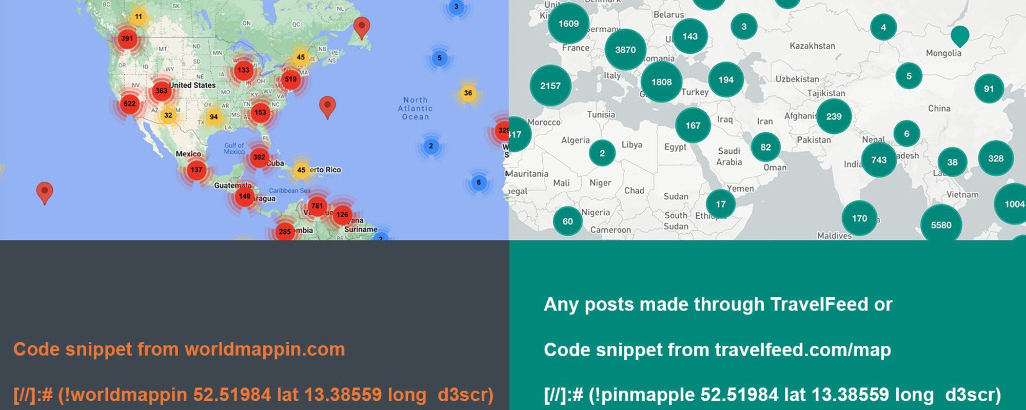 Worldmappin and TravelFeed: Options for Mapping Your Travel Posts