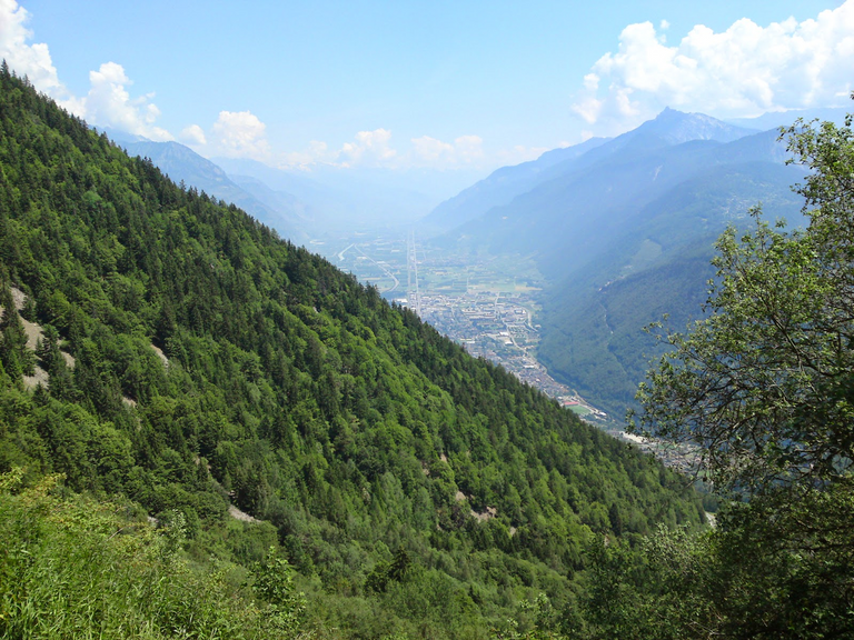 Martigny view from the top