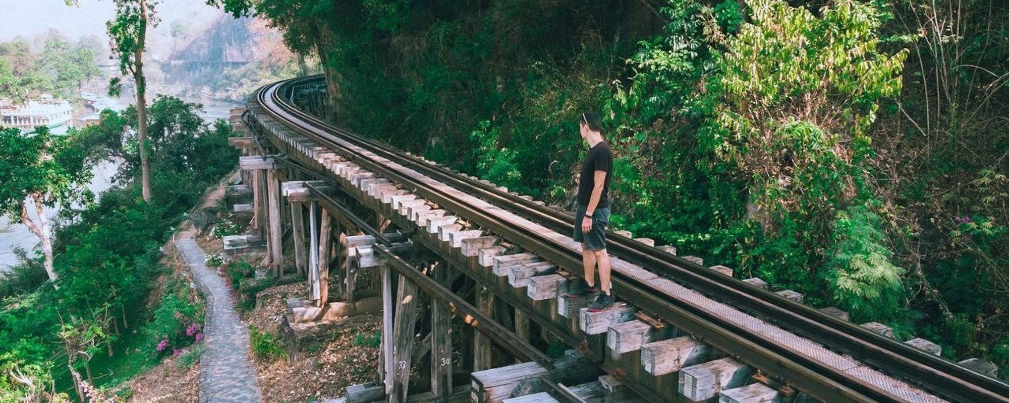The Death Railway with Mystery girl [Day 3] - Kanchanaburi, Thailand