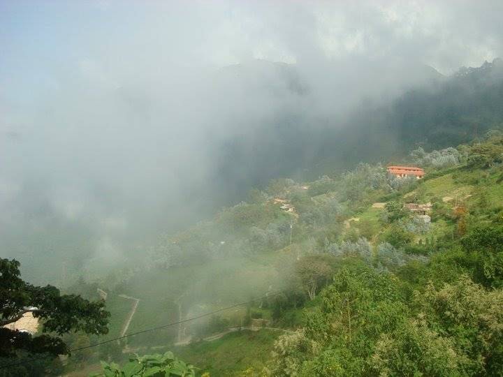 That small town between the clouds is Galipan