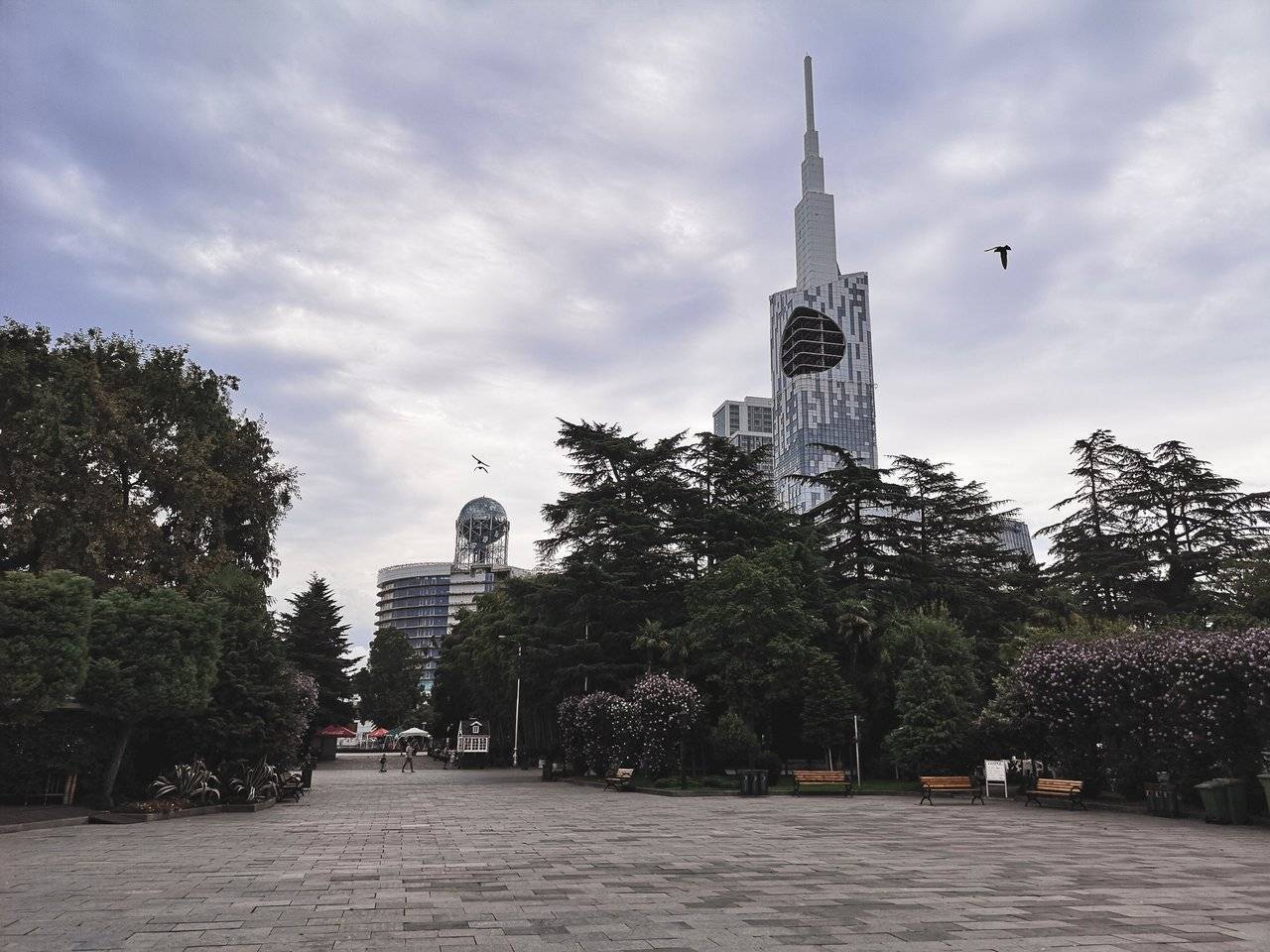 Square in Batumi City, Georgia