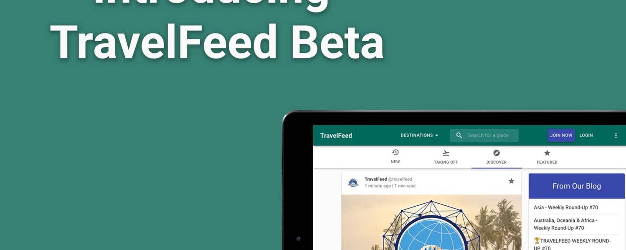 Introducing TravelFeed Beta