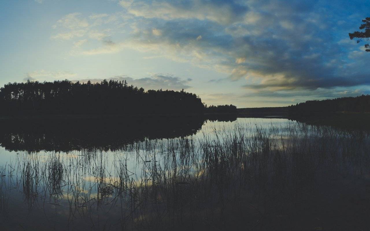   Black Lakajai Lake during an evening in Labanoras Regional Park, Lithuania. Photo Alis Monte [CC BY-SA 4.0], via Connecting the Dots