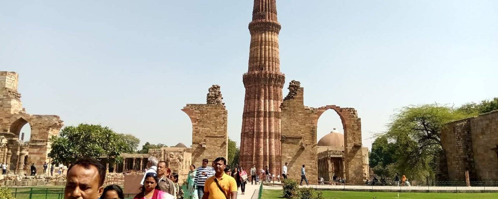 A Day Out at Qutub Minar, India. [Once the highest monument]