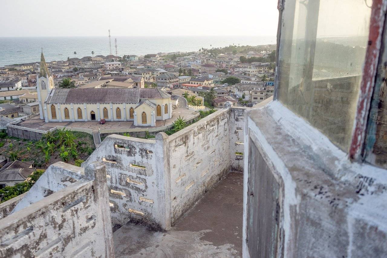 Overlooking Cape Coast From The Lighthouse