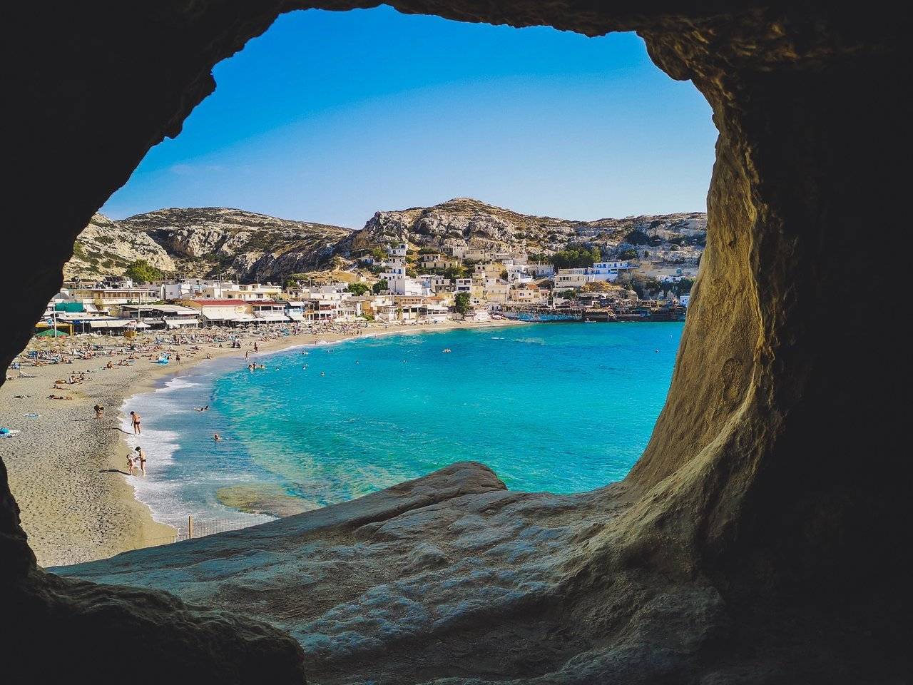 Matala Beach, Crete Island