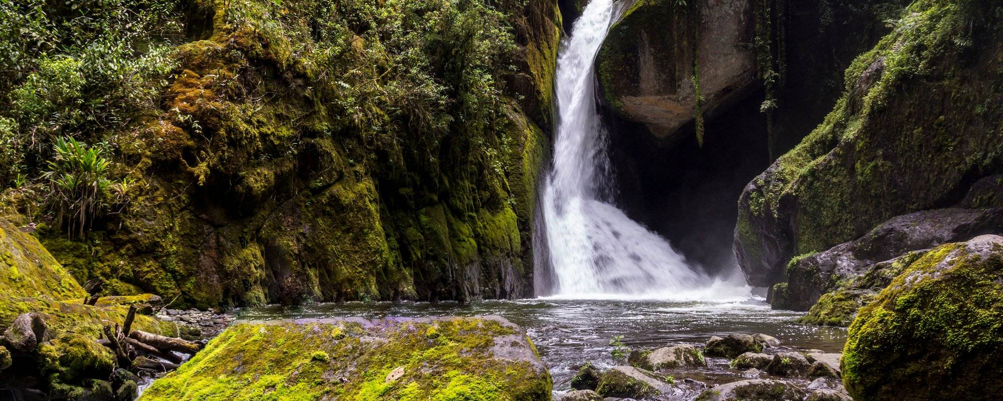 San Gerardo de Dota Waterfall, Costa Rica.