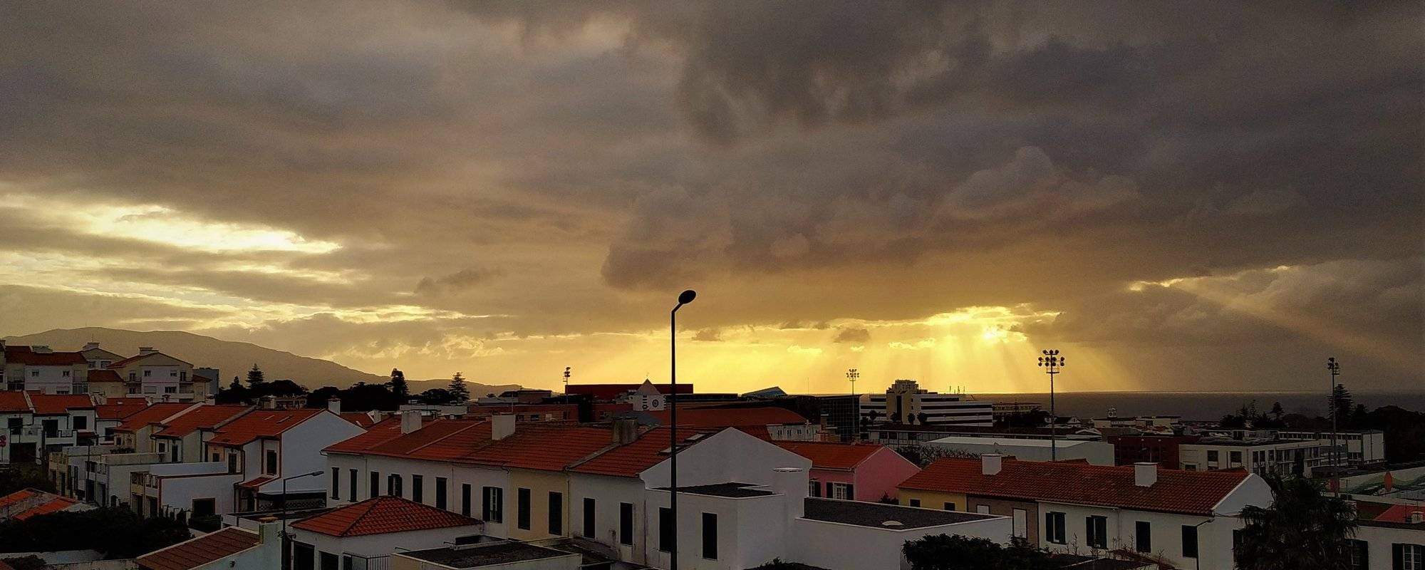 Golden Hour: enchanting sunrise over Ponta Delgada