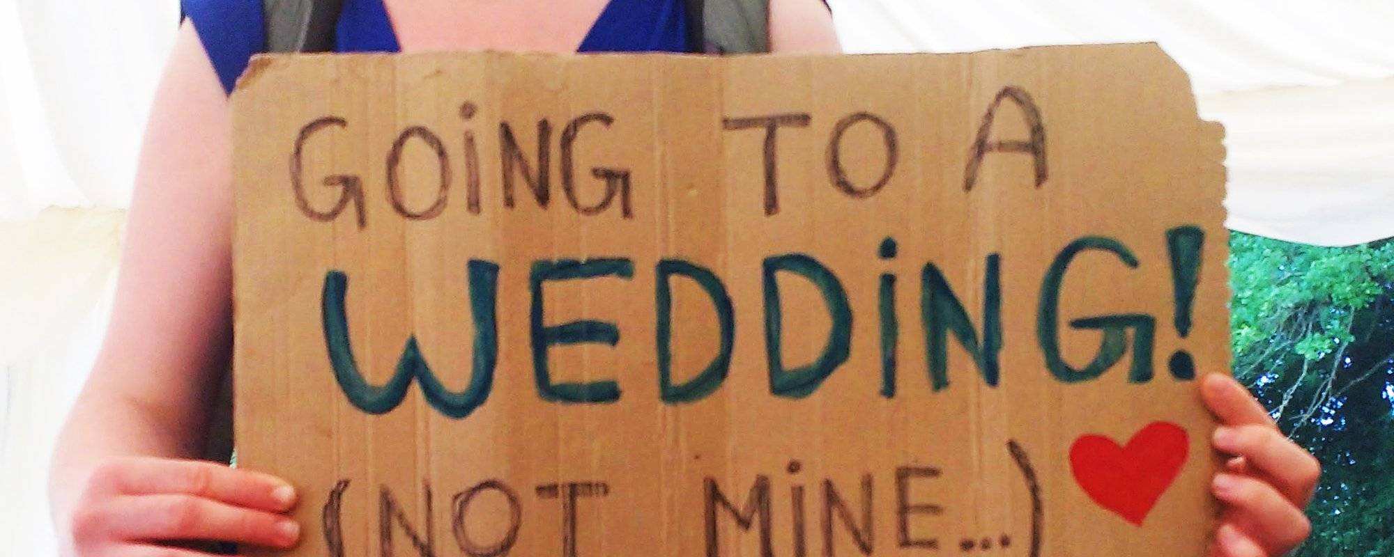 Hitchhiking to a wedding