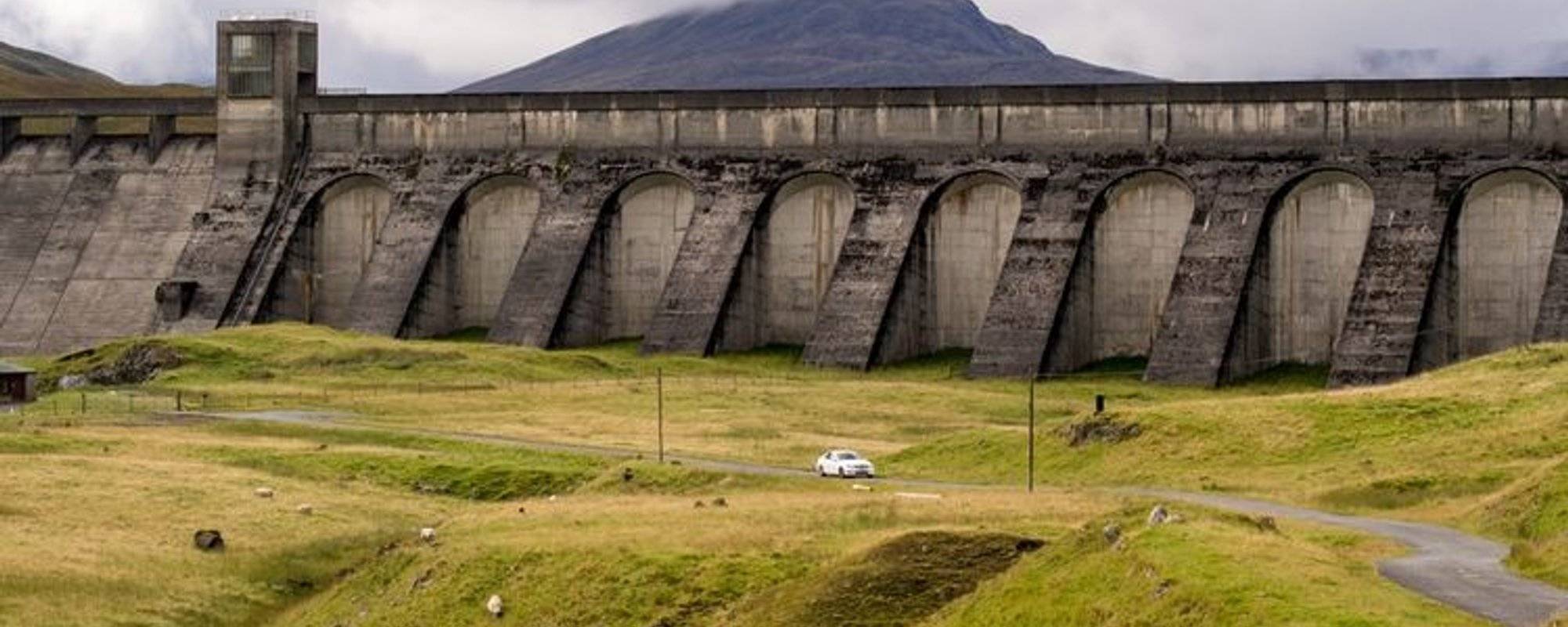 A great sight in Scotland: The Glen Lyon Dam