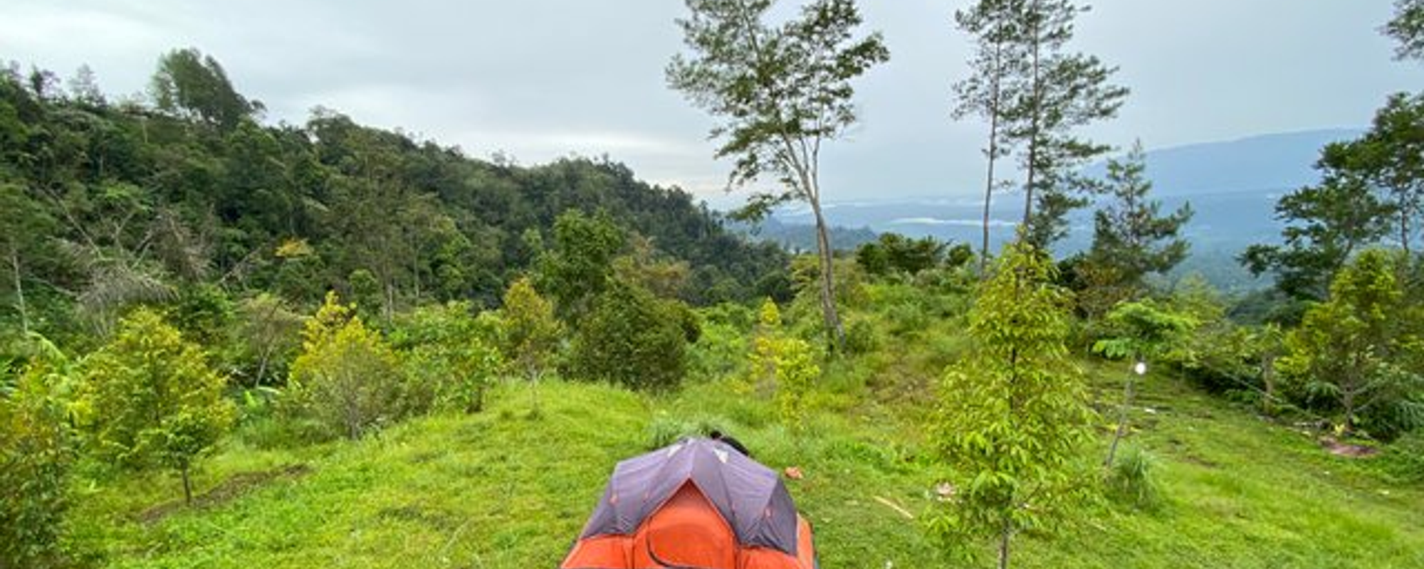 Camping on the Mount Salak Track