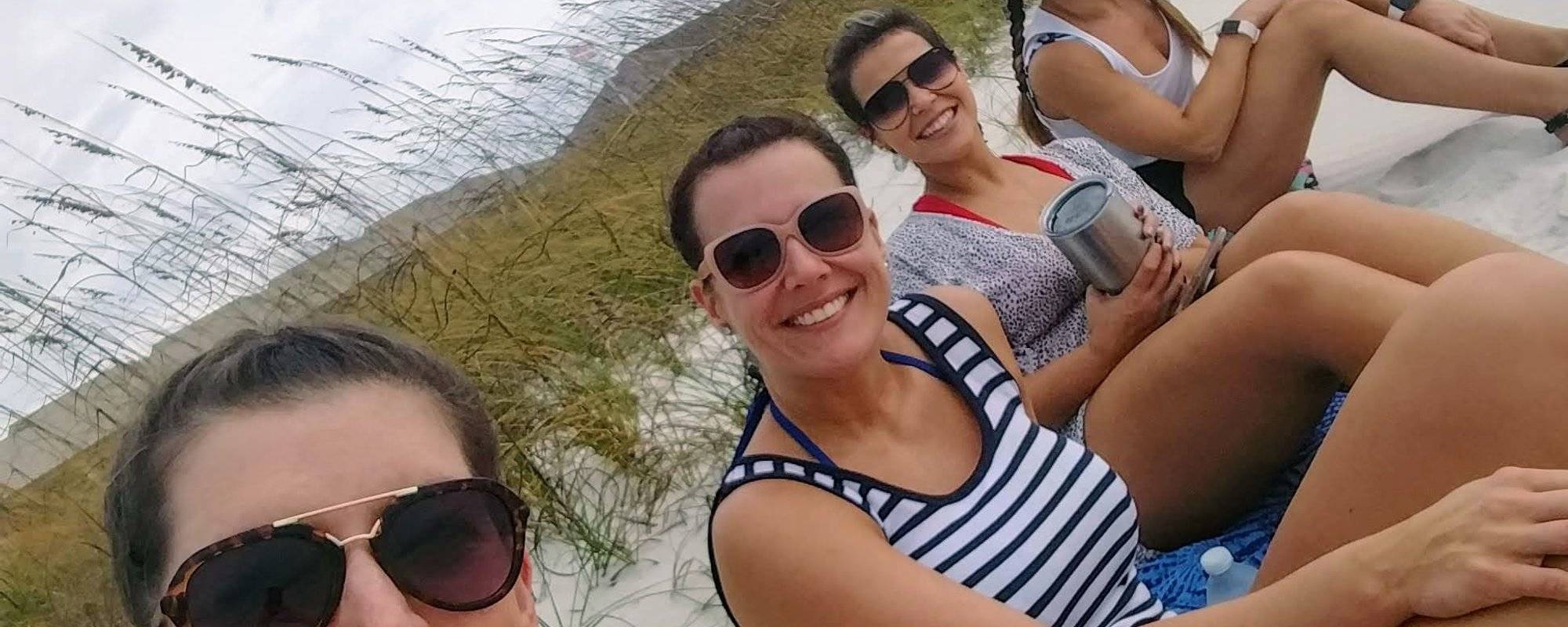 Weekend Road Trip with my Favorite Gals! {Relaxing at Navarre Beach}