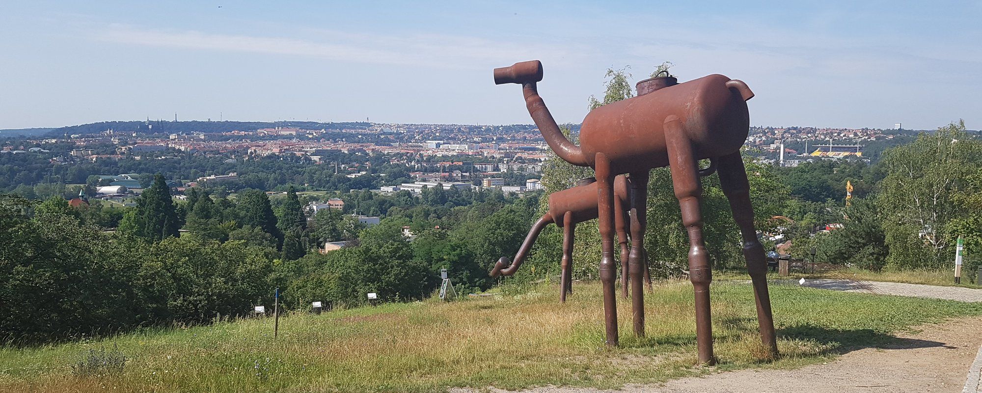 The walk through the Botanical Garden in Prague's Troja continues