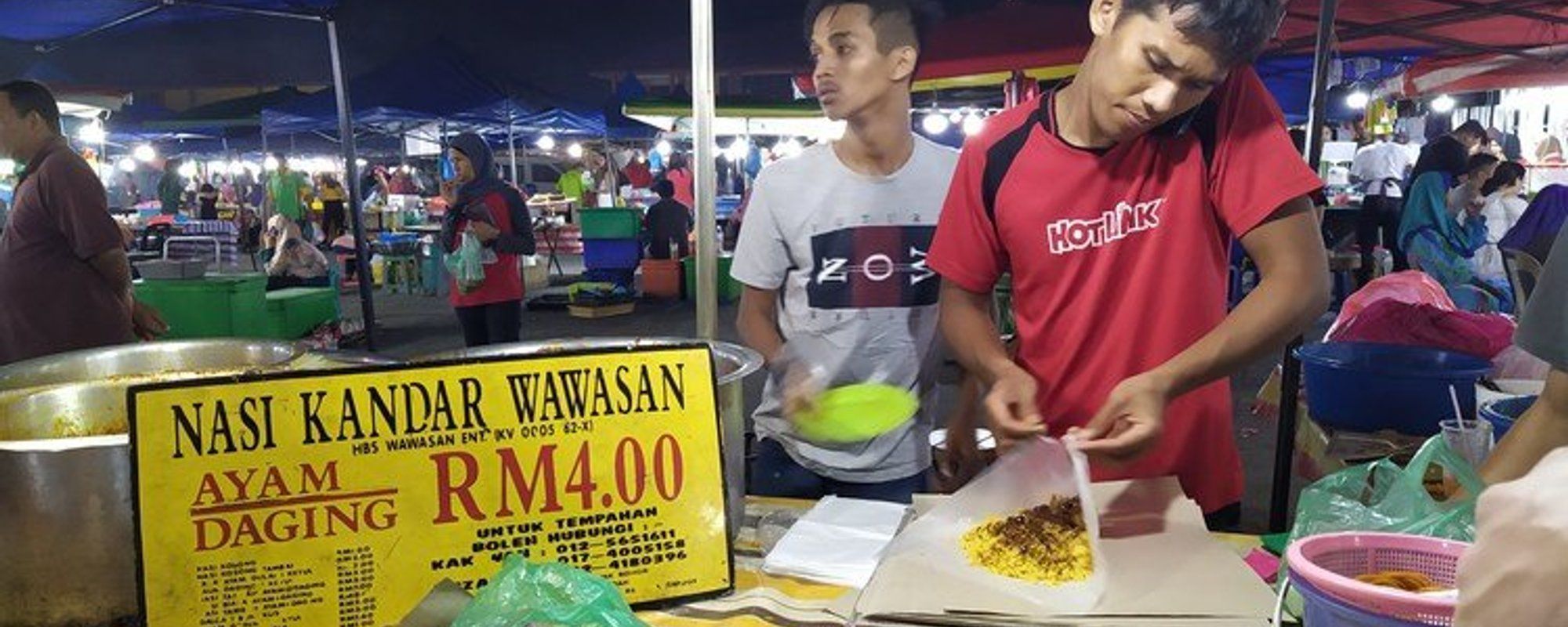 Street food at Night Market in Langkawi, Malaysia