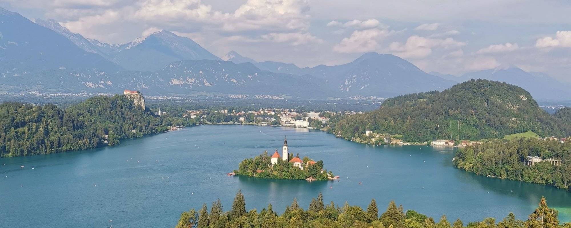 Romantic Lake Bled, Slovenia