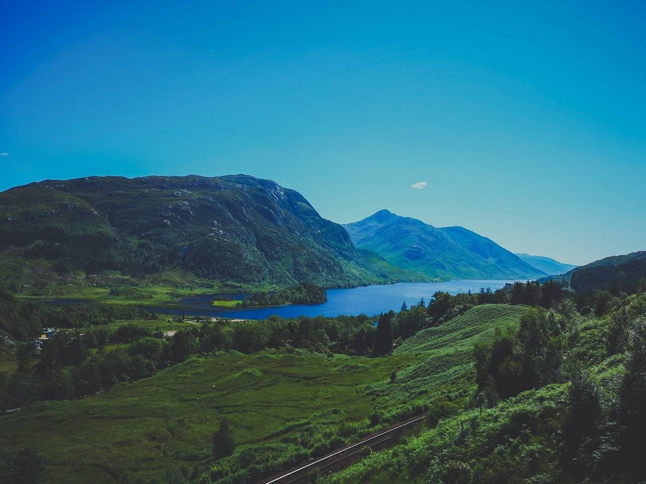   Loch Shiel view from Glenfinnan Viaduct Trail, Scotland. Photo by Alis Monte [CC BY-SA 4.0], via Connecting the Dots