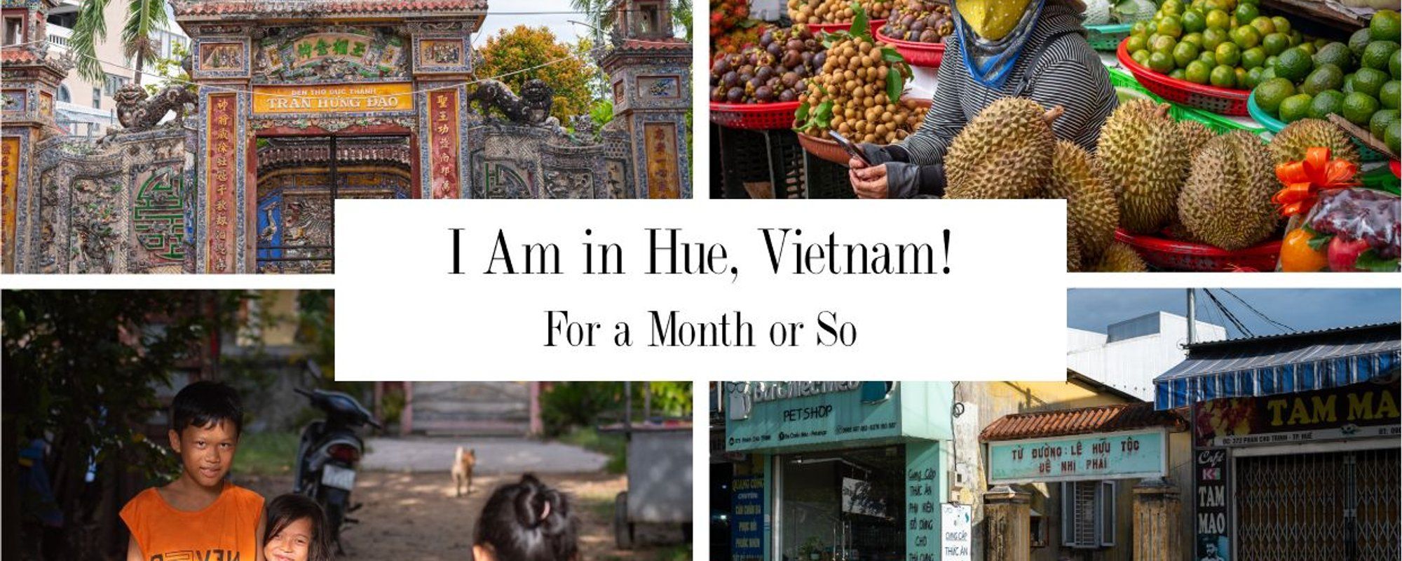 I Am in Hue, Vietnam! For a Month or So