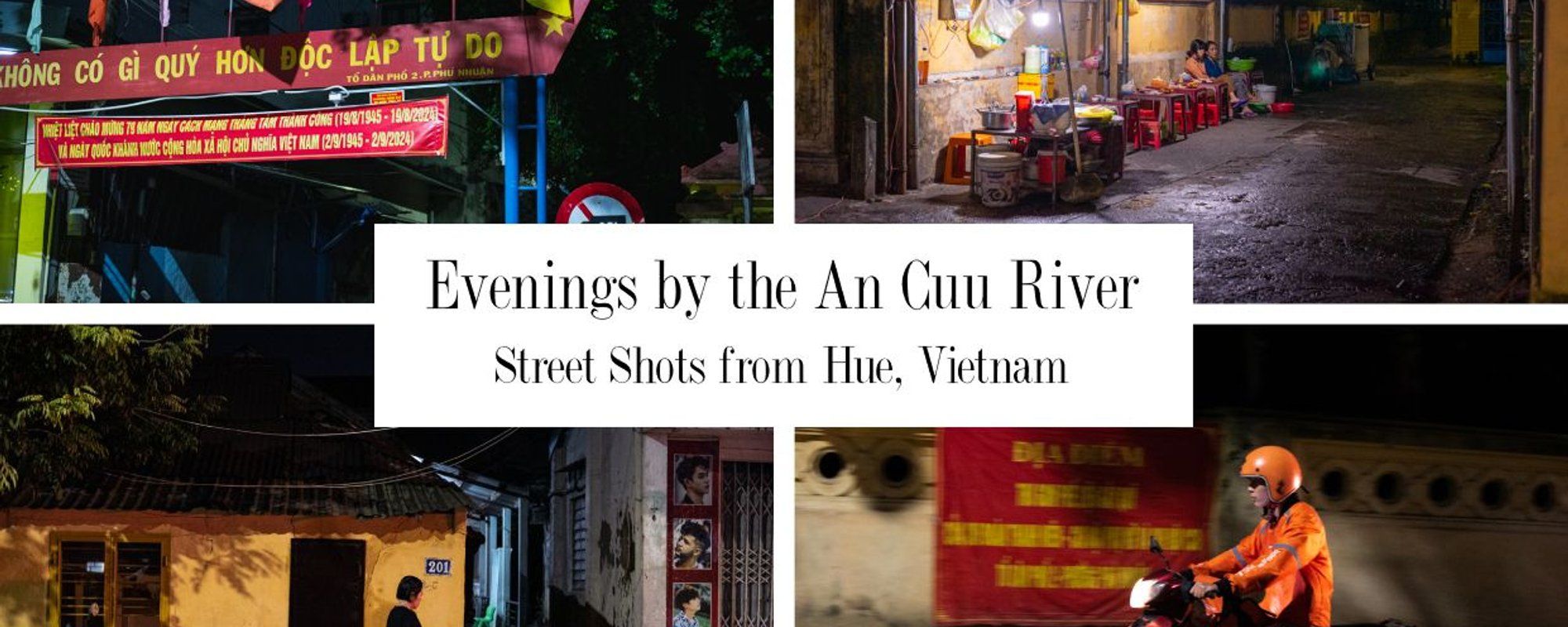 Evenings by the An Cuu River. Street Shots from Hue, Vietnam