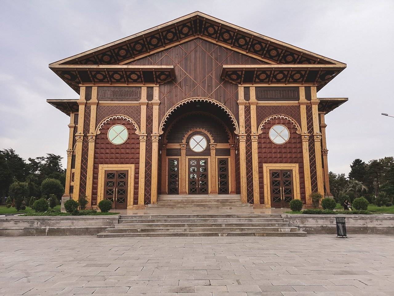 Wooden building in Batumi City, Georgia