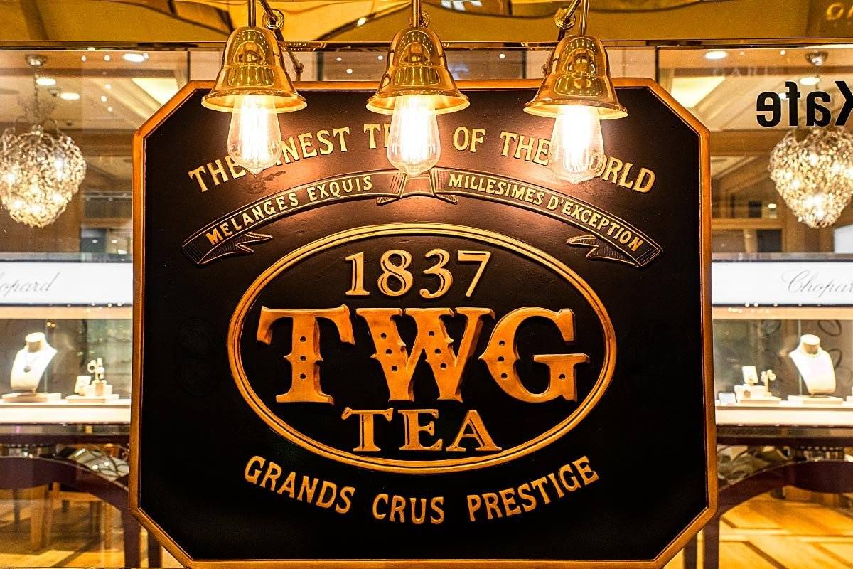 twg tea sign