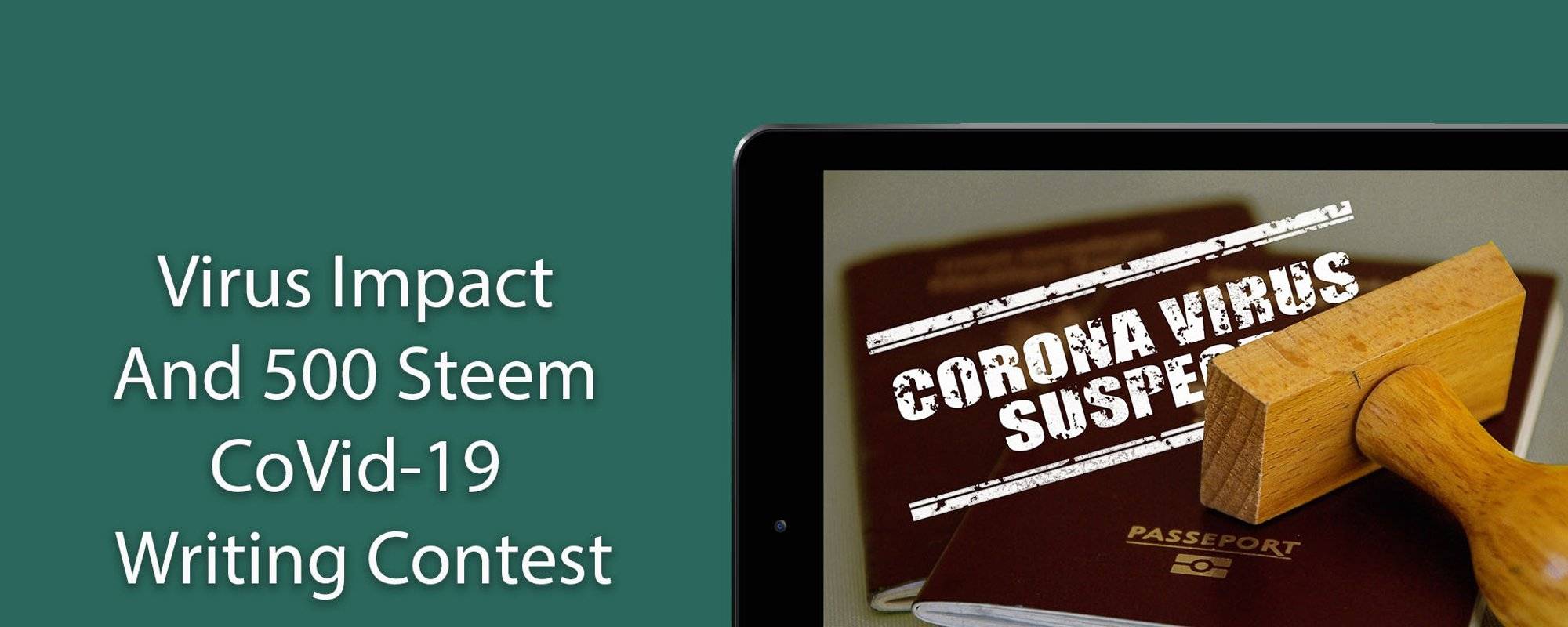 Corona Impact And 500 Steem CoVid-19 Writing Contest