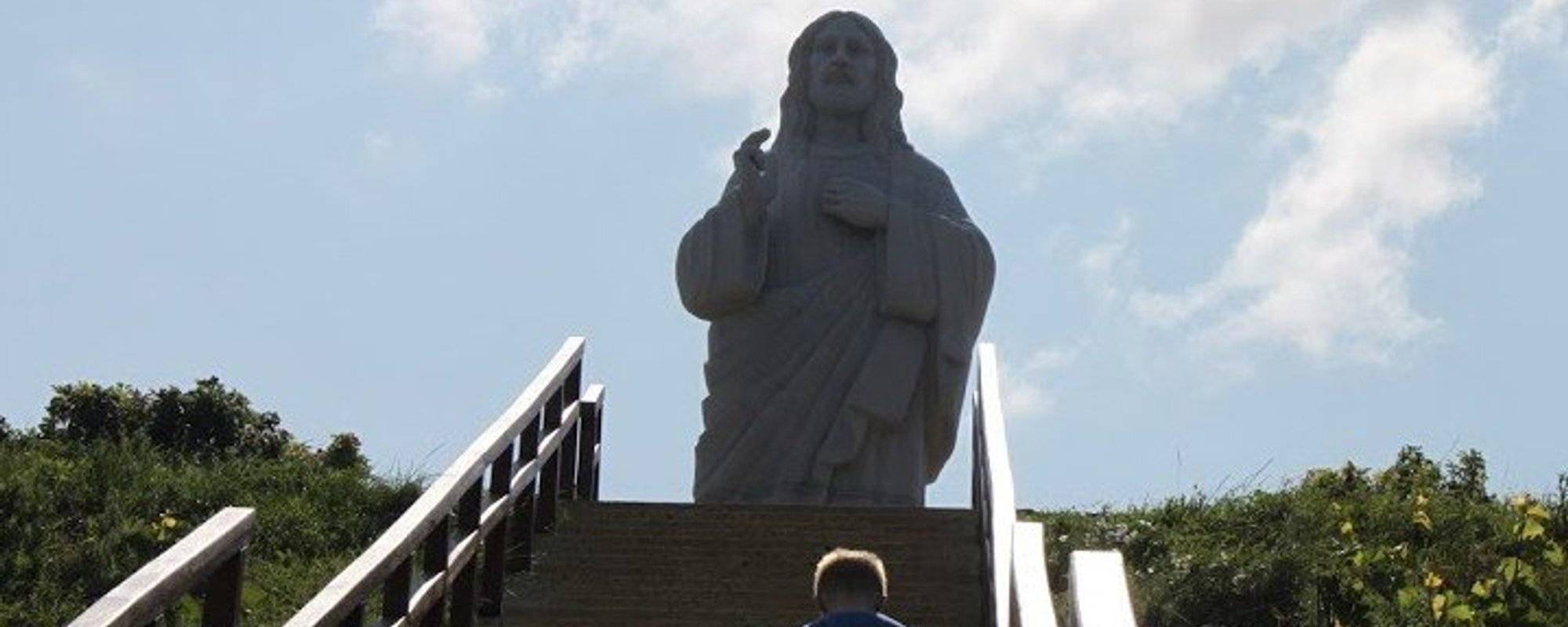 The Jesus Statue in Tarcal, Hungary!