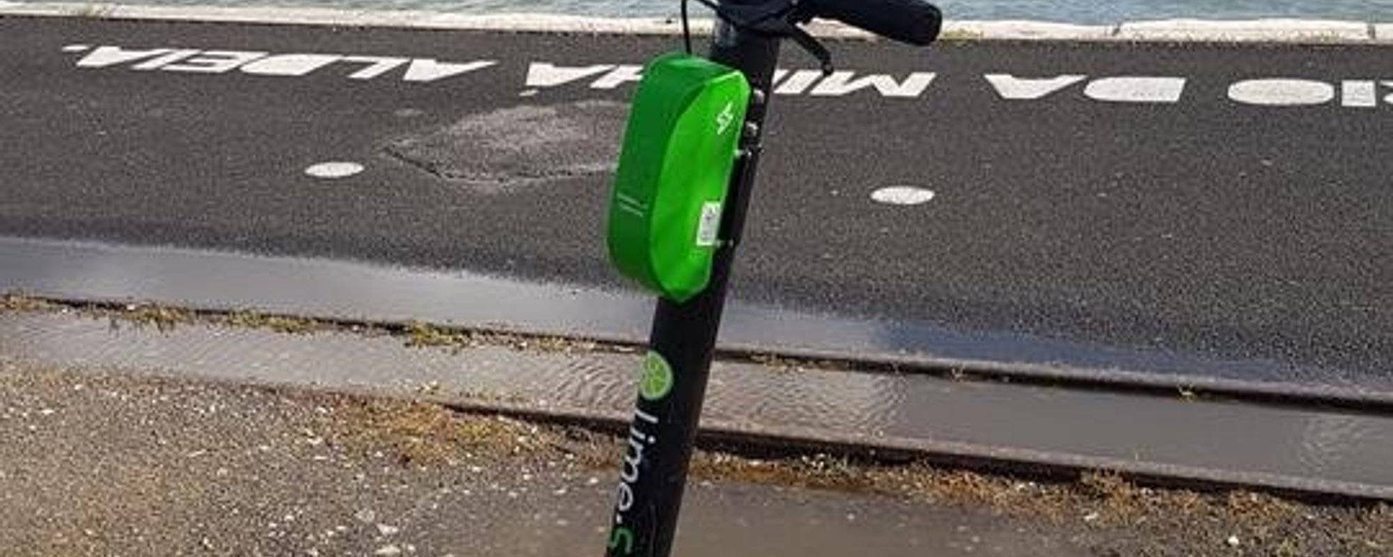Alternative forms of transportation: The Lime electrical scooter