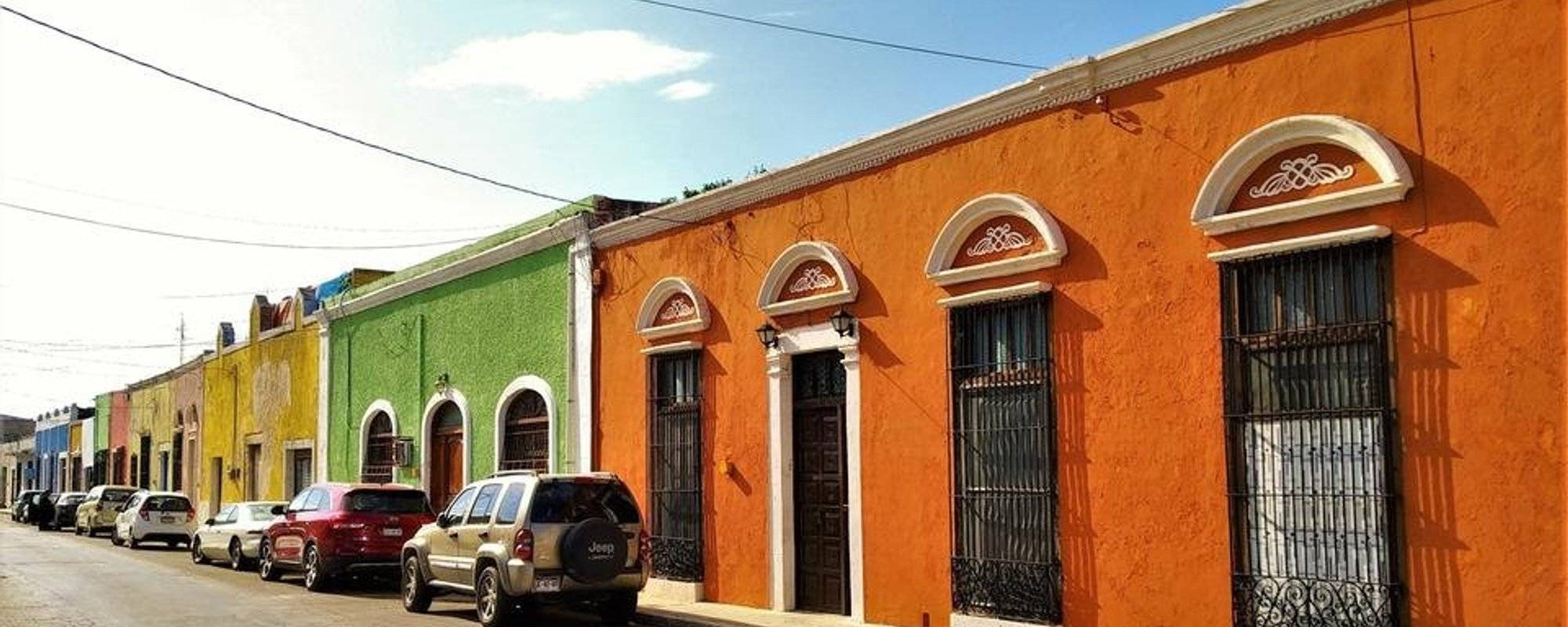 Beauties of Yucatan: picturesque colorful houses of Campeche - part 2