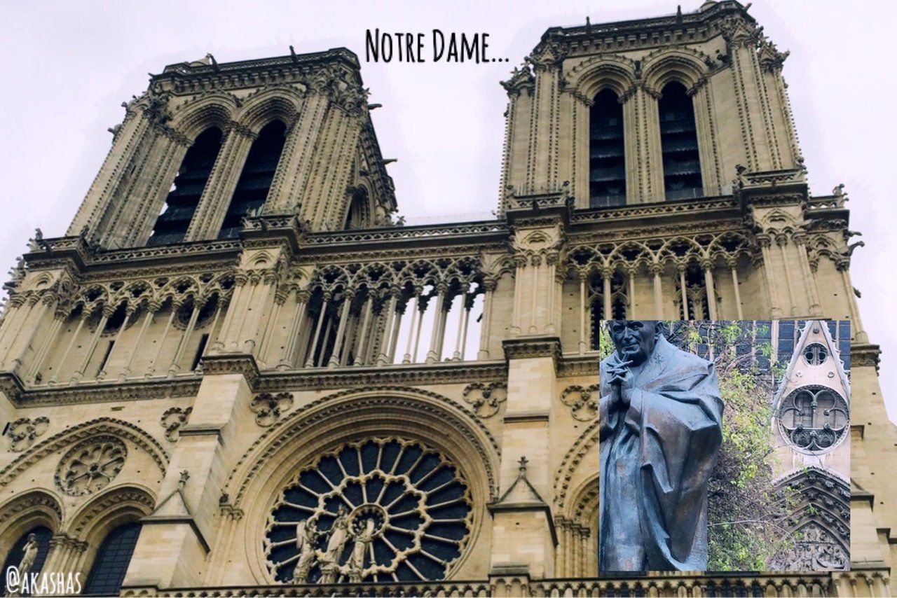 Kathedrale Notre-Dame de Paris...Kathedrale Notre-Dame of Paris ... Katédrale Notre-Dame de París... (DE/ ENG/ ES)