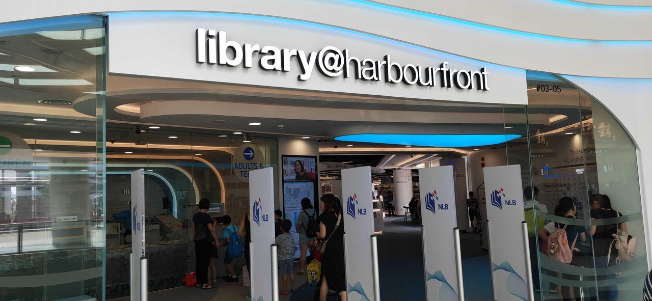 新加坡港湾公共图书馆 Singapore Harbourfront National Library