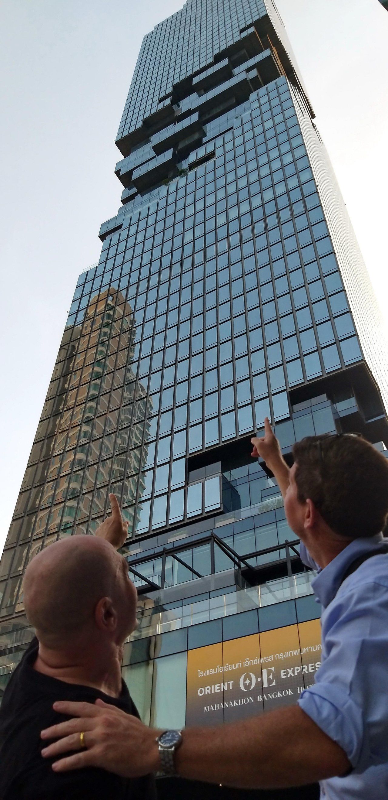 Beautiful Sunday and Sublime Sunday - Evening at the MahaNakhon Tower !!