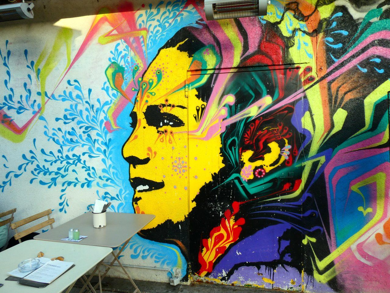 The Graffiti Side of the Naschmarkt, in Vienna