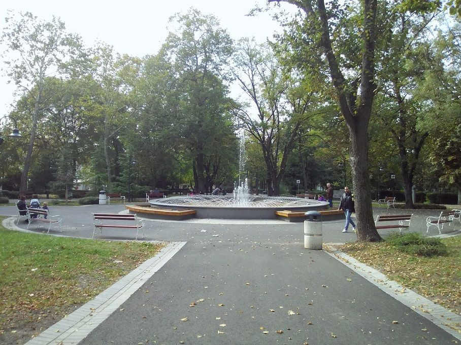 Alley of famous people in Burgas