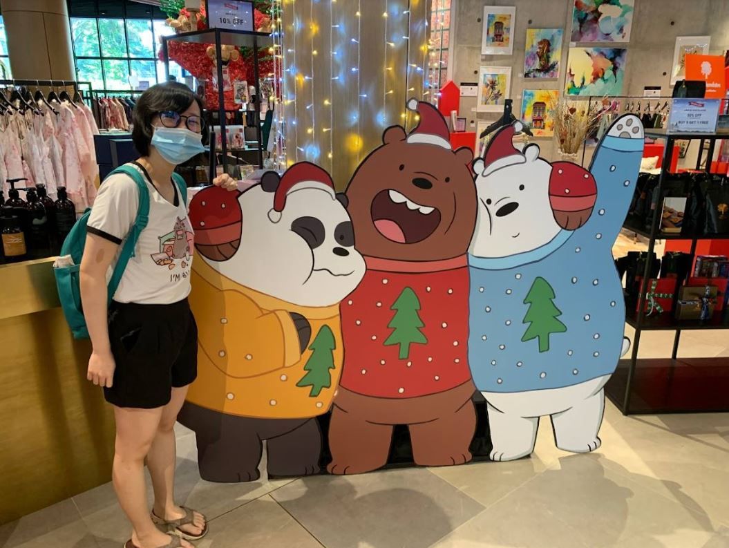 TacoCat’s Travels #192 (SG): Getting Festive and Supporting Locals with We Bare Bears! ʕ •ᴥ•ʔ