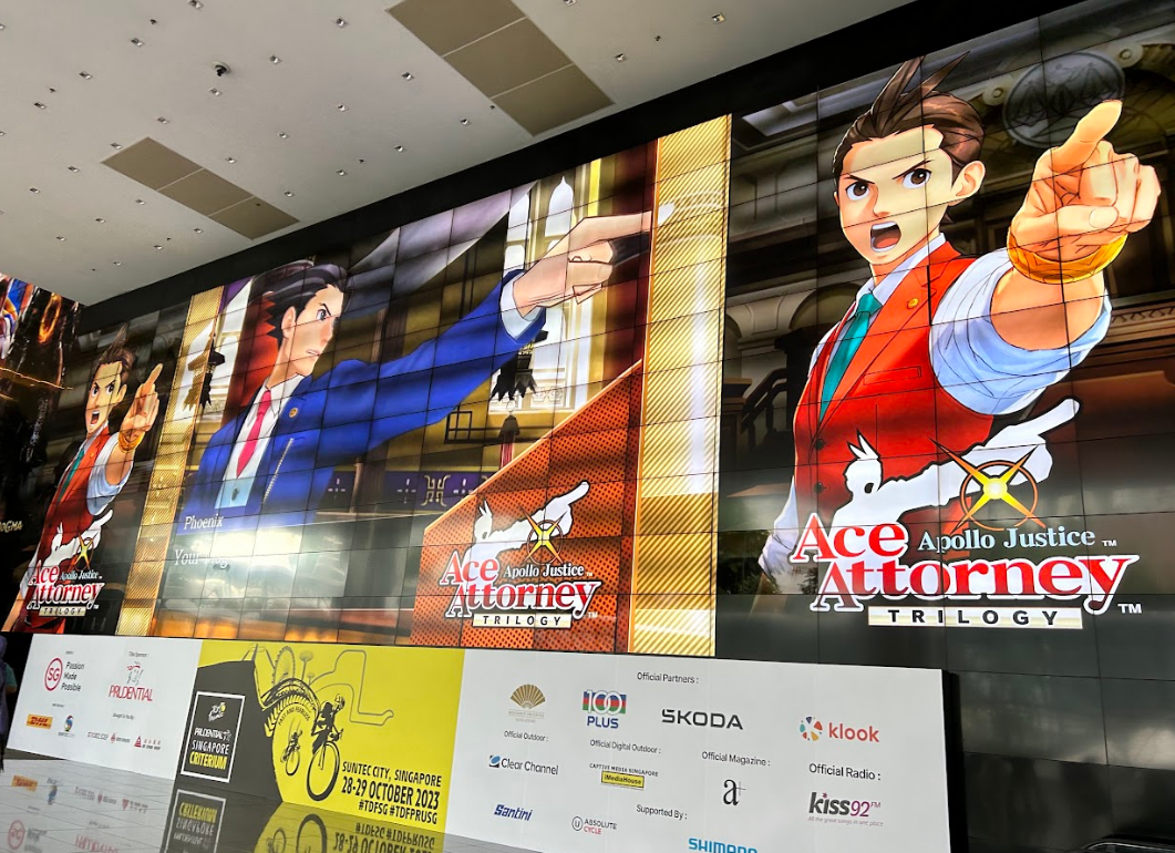 Not me geeking out over seeing my husbando on the big billboard