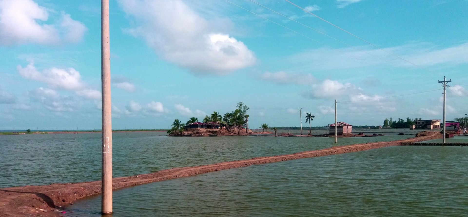 The area of project.. and the rural road..