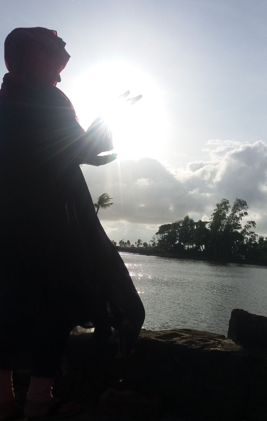 It was captured at evening..