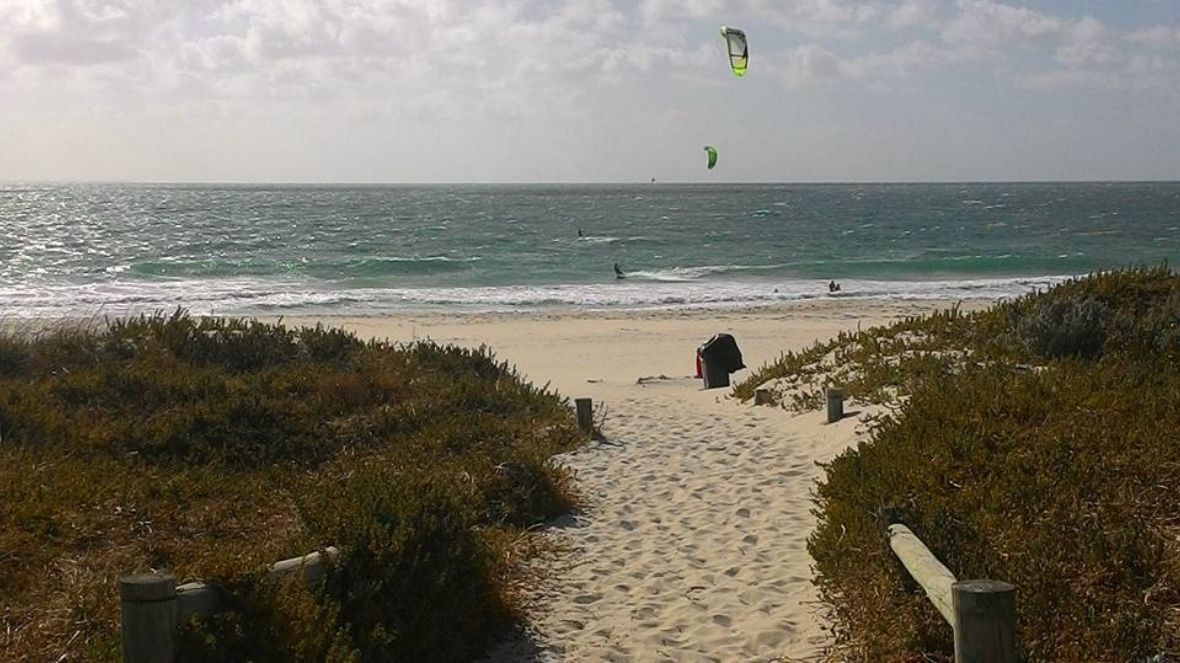 Leighton Beach paplūdimys. Pertas, Vakarų Australija